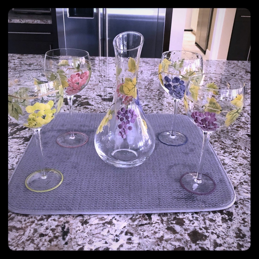 Wine Carafe & Glasses Set